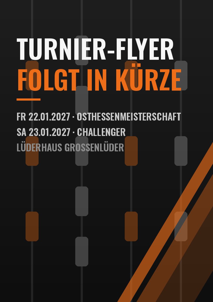 Turnierflyer Osthessenmeisterschaft 2027
